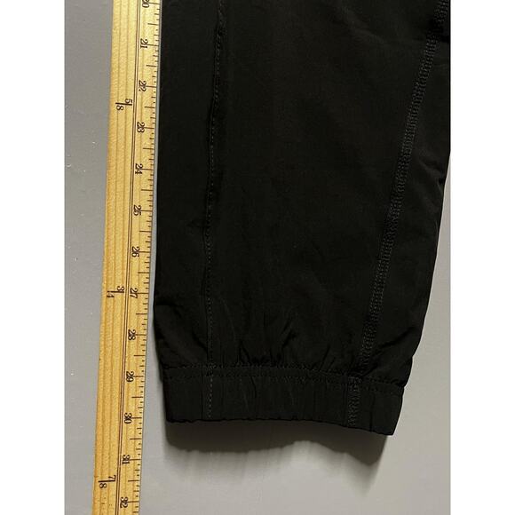 Eddie Bauer Pants Womens 4 Black Fleece Lined Jogger Zip Pockets Hiking Warm - Picture 13 of 13